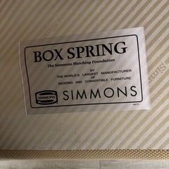 シモンズ　マットレス&フレームの画像