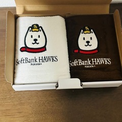 【新品】　ソフトバンクホークスのお父さんタオルセットの画像