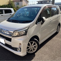 【代理出品】ダイハツ ムーヴ カスタム　　Ｔベルチェーン式　ナビ　バックカメラ　ＬＥＤライト　純正アルミ　プッシュスタート　スマートキー車の画像