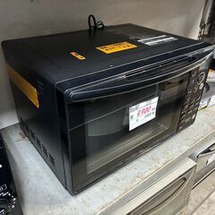 【リサイクルショップどりーむ荒田店】No.5518　色々便利な電子オーブンレンジ　お洒落なブラックカラーの画像