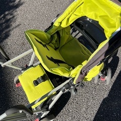 2人乗りベビーカー縦型Caboose joovy  カブース グラファイトの画像