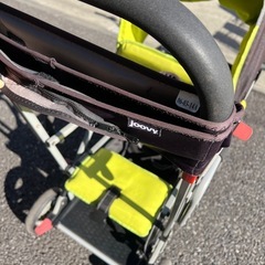 2人乗りベビーカー縦型Caboose joovy  カブース グラファイトの画像