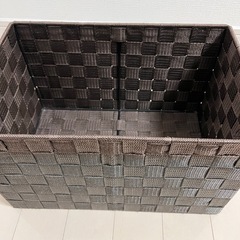 【最安値！美品！】バスケットボックス！収納ケースの画像