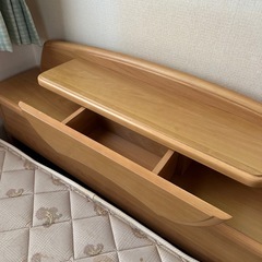 ベッド　マットレス付き
の画像