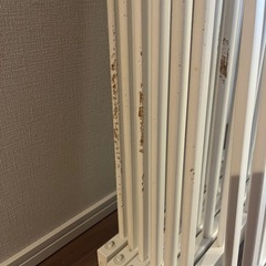 ベビーサークル　白　訳ありの画像