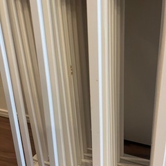 ベビーサークル　白　訳ありの画像