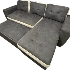 ３人掛けソファーベットの画像