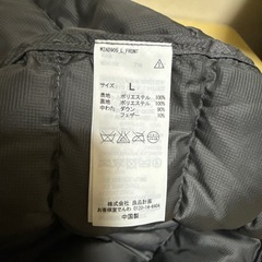 良品計画 ライトダウン レディース Lサイズの画像