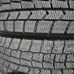 155/65R13 DUNLOP WM02 24年製バリ山！の画像