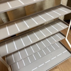 Tower 山崎実業　ミニカー＆レールトイラック　トミカ収納ラックの画像