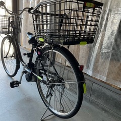 電動アシスト自転車 ビビYX 26インチ BE-9ELSX632T2 ブラウン　本体のみ　バッテリー無しの画像