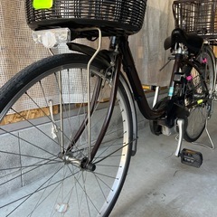 電動アシスト自転車 ビビYX 26インチ BE-9ELSX632T2 ブラウン　本体のみ　バッテリー無しの画像