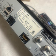 AQUOS Blu-rayディスクレコーダー  の画像