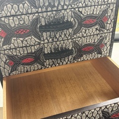 木製 引き出し 収納ボックス 5段 ヴィンテージ 北欧の画像