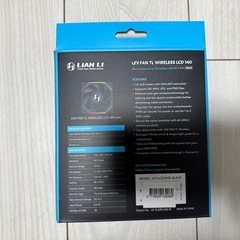 Lian Li UNI FAN TL WIRELESS LCD 140 ブラックの画像