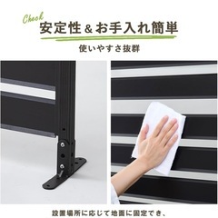 ガーデンマスター(Gardenmaster) アルミボーダーフェンス 幅120×高さ180cm フェンス 目隠し アルミ ルーバー 衝立 屋外 日よけ 組立簡単 ダークブラウン KABF-1218の画像