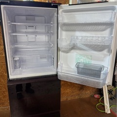 L0413 SHARP シャープ 3ドア冷蔵庫 両開き ガラストップ 356L 2018年製の画像