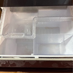 L0413 SHARP シャープ 3ドア冷蔵庫 両開き ガラストップ 356L 2018年製の画像