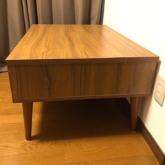 天板リフトアップテーブル　昇降式テーブル　ローテーブルの画像