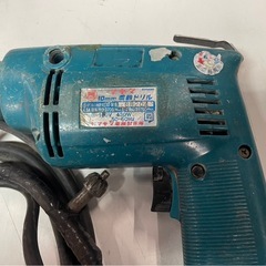makita　マキタ　電動ドリル　振動ドリル　震動ドリル　電気ドリル　10㎜　HP1030　電動工具　現場　DIY　チャック付　稼働確認済　中古　③の画像