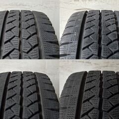 ③-1 ブリヂストン ブリザック VL1 スタッドレスタイヤ 165R13 LT 6PR 4本セット プロボックス・サクシード等にの画像