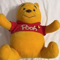 プーさん レトロ ヴィンテージ オールドディズニー ディズニー ぬいぐるみの画像
