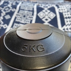 ダンベル 5kg ×2個セットの画像