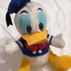 ドナルド デイジー レトロ ヴィンテージ オールドディズニー ディズニー ぬいぐるみ セットの画像