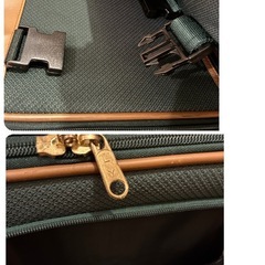 【難あり】スーツケースとガーメントバッグの画像