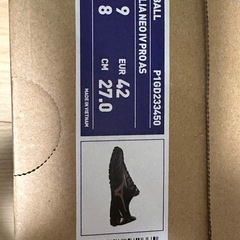 日本未発売 黒×金_ミズノ モレリアネオ4 PRO AS 27.0cmの画像