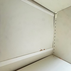 ホワイトカラーボックス　棚の画像
