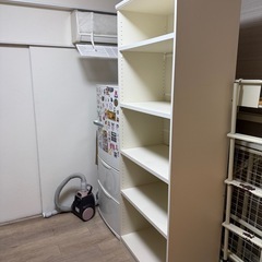 ホワイトカラーボックス　棚の画像