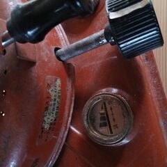 ニッセン　石油ストーブ　レトロアンティークの画像