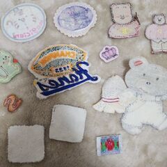 裁縫アップリケ　ワッペン　12セットの画像