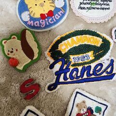 裁縫アップリケ　ワッペン　12セットの画像