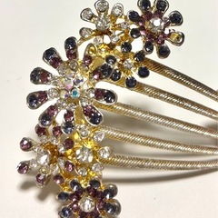 ヘアコーム　ヘアピン類42本程　からまないヘアゴム35mmの画像