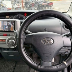 人気車種 タントカスタムX 車検コミコミ！★総額13.8万円★社外ナビ TV ETC Bluetooth音楽♪左パワスラ スマートキー 修復歴なし Tチェーン式！の画像