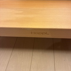 ベビーベッド　HOPPL マット付　延長付の画像