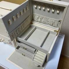 Francfranc収納バイカラージュエリーボックス（写真右側の画像