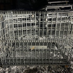 メッシュパレット　鉄カゴの画像