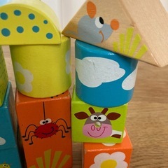 つみき　おもちゃ　赤ちゃん　積み木の画像