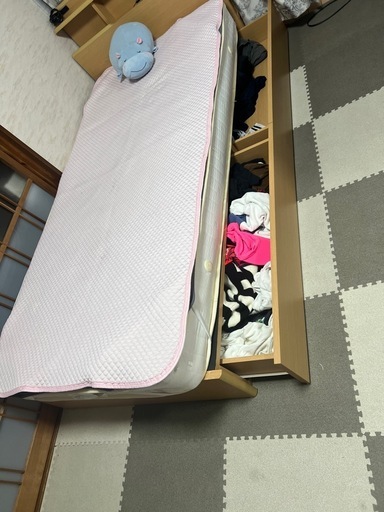 ベッド と　マトレッスン　シング