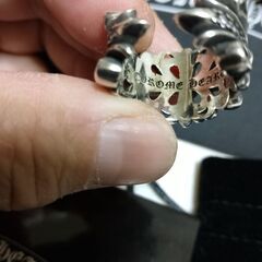 【値下げ】クロムハーツフローラルクロスリングの画像