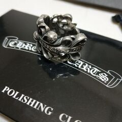 【値下げ】クロムハーツフローラルクロスリングの画像