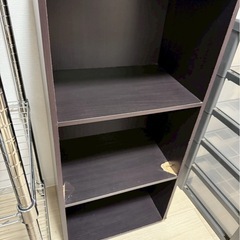 カラーボックス　3段の画像