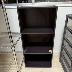 カラーボックス　3段の画像