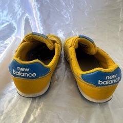 New Balance ニューバランス　イエロー スニーカー 14.5cmの画像