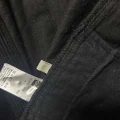 gu コーデュロイシャツ　黒の画像