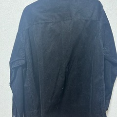 gu コーデュロイシャツ　黒の画像