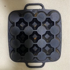 たこ焼きプレート 16穴 鋳鉄製の画像